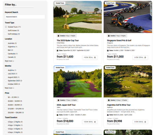 Golftreks Promotion
